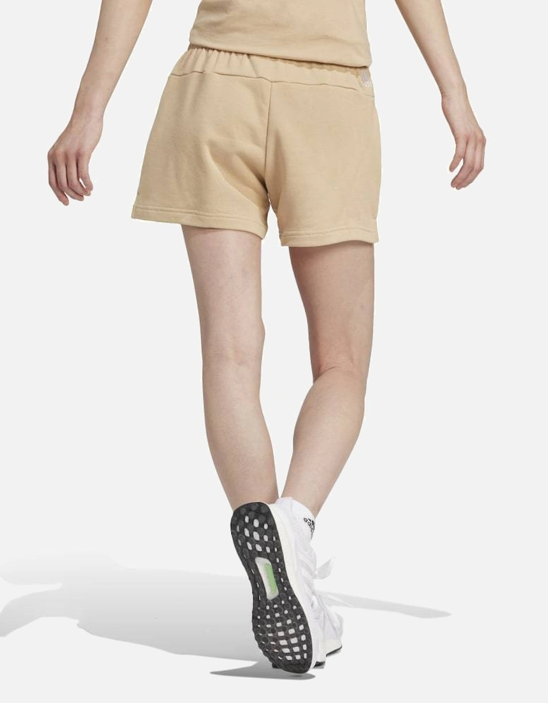 Women's Linear Short Beige Cotton