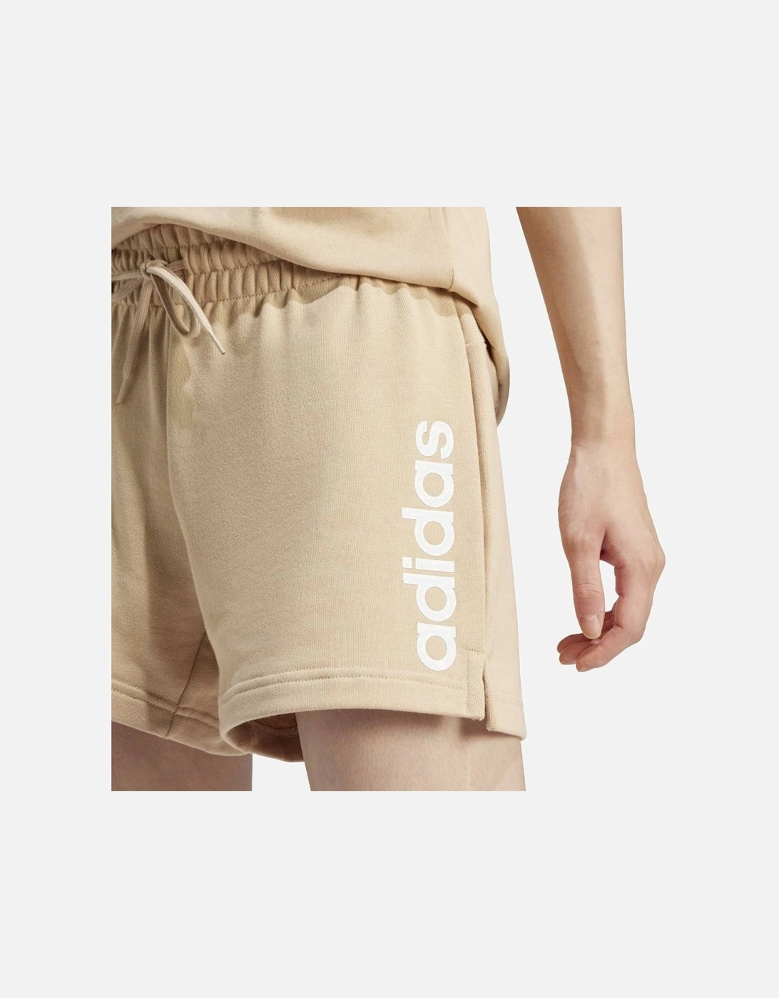 Women's Linear Short Beige Cotton