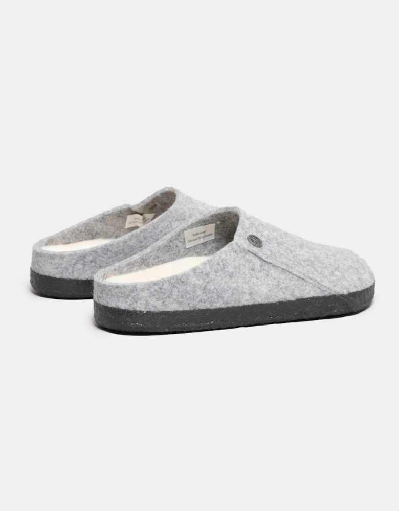 Birkenstock Zermatt Shearling FE Womens Clogs - Light Grey