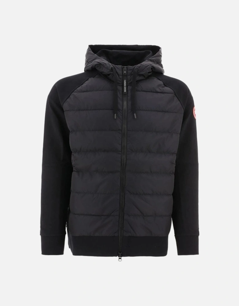 Hybridge Zip Hoody Black