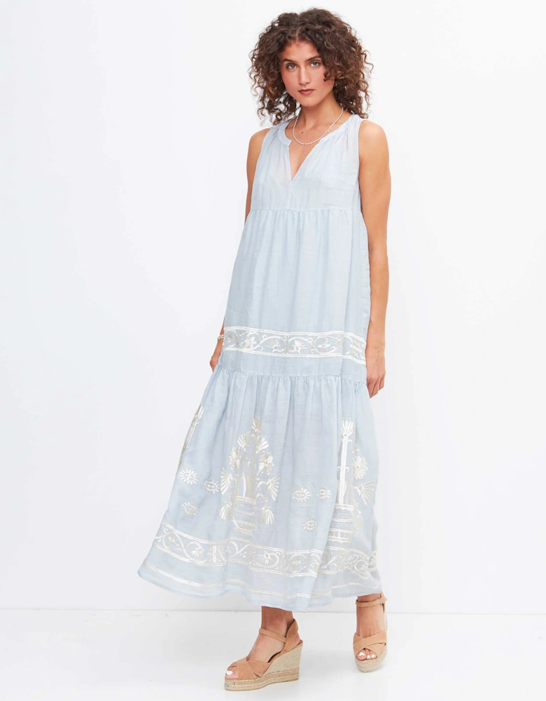 Crete Sleeveless Maxi Dress