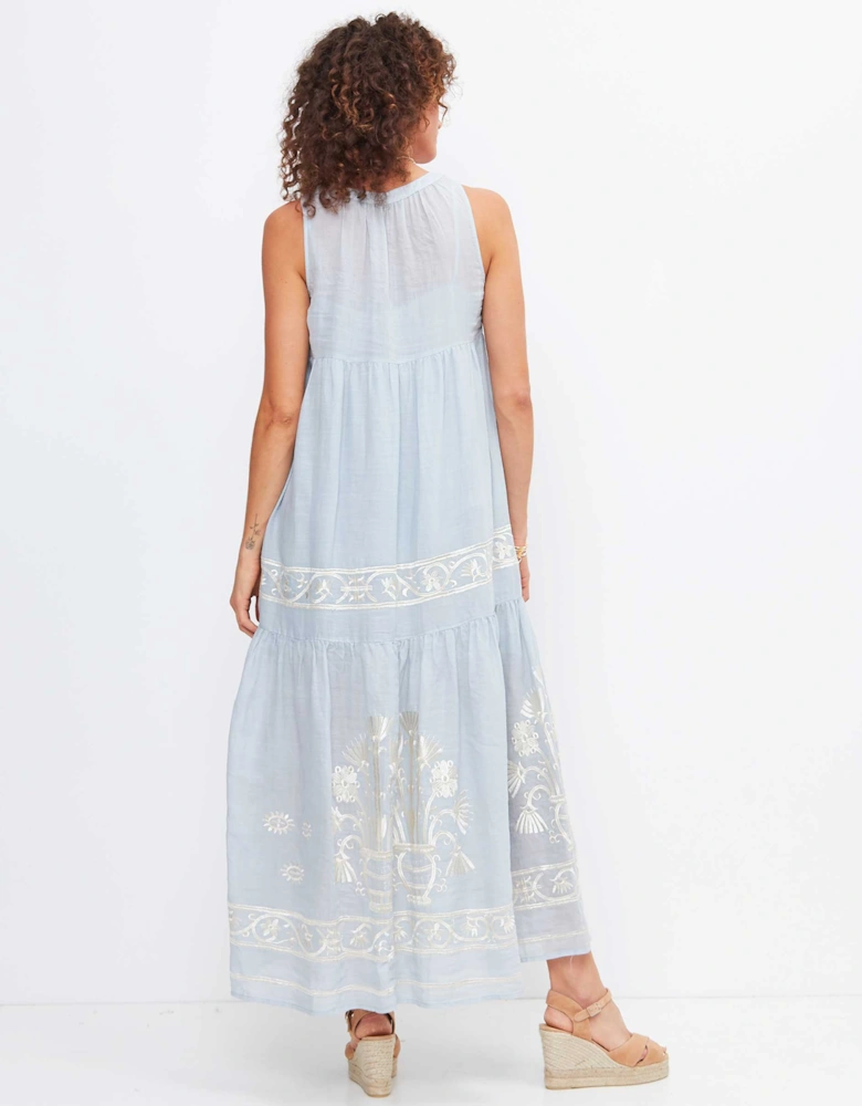 Crete Sleeveless Maxi Dress