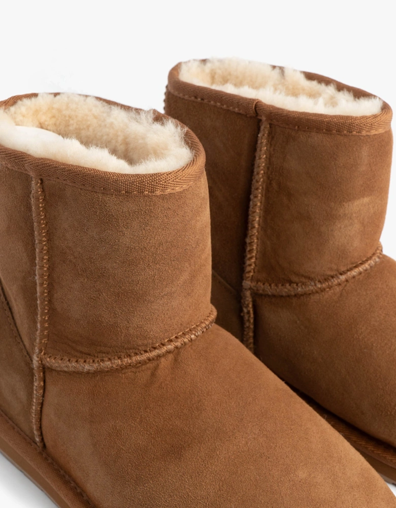Australia STINGER MINI Womens Sheepskin Boot Chestnut