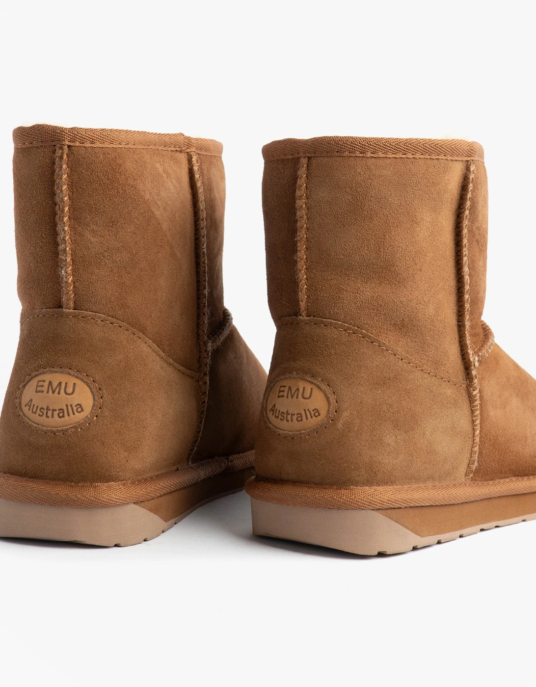 Australia STINGER MINI Womens Sheepskin Boot Chestnut