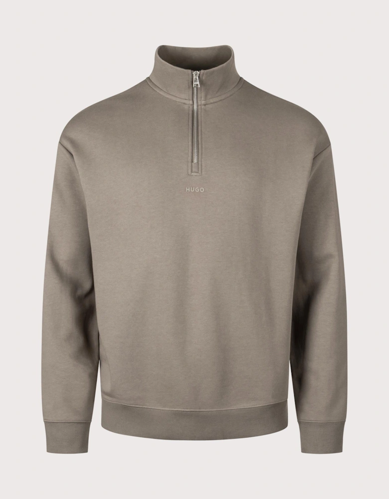 Relaxed Fit Durty244 Quarter Zip Sweatshirt