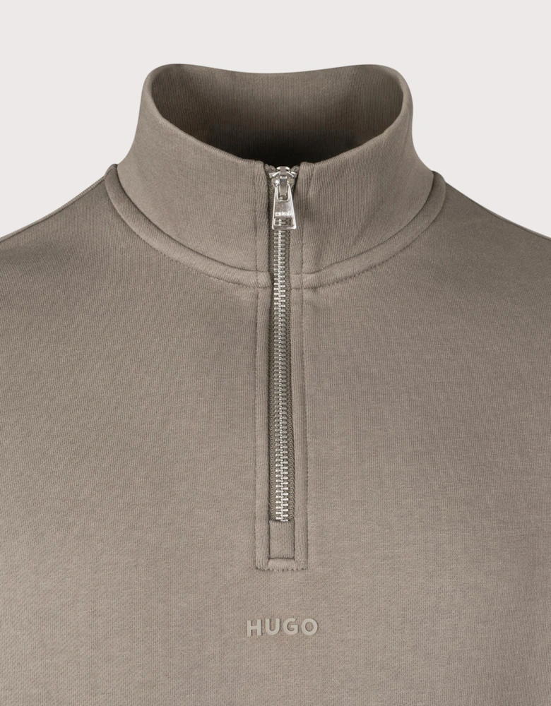 Relaxed Fit Durty244 Quarter Zip Sweatshirt
