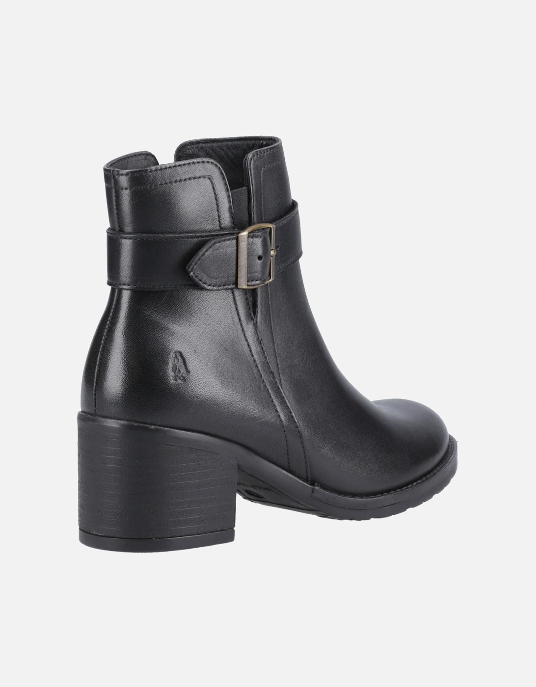 Hensley Leather Women's Black Heeled Ankle Boots