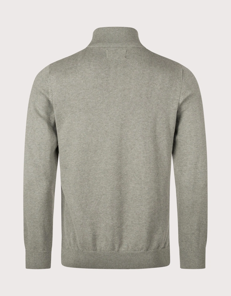 Quarter Zip Cotton Knit