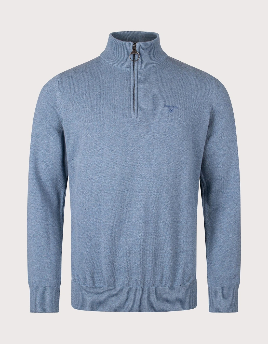 Quarter Zip Cotton Knit, 4 of 3