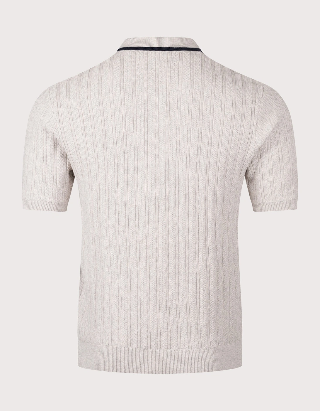 Bury Quarter Zip Knit Polo Shirt