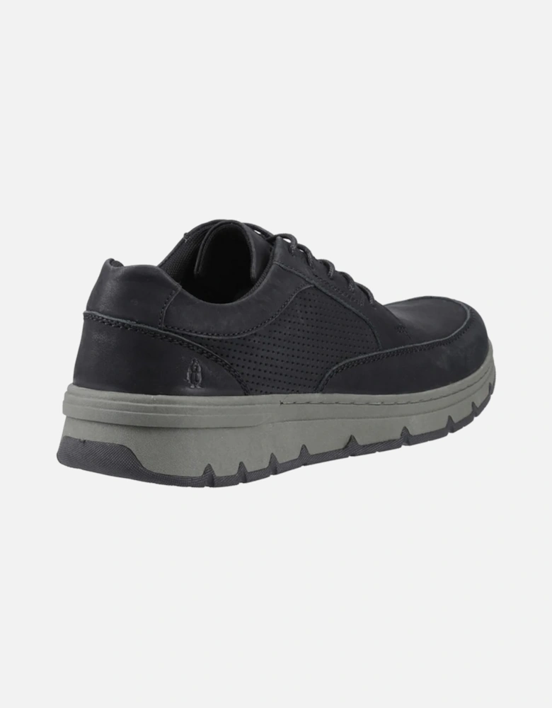 Mens Nelson Leather Lace Up Trainers
