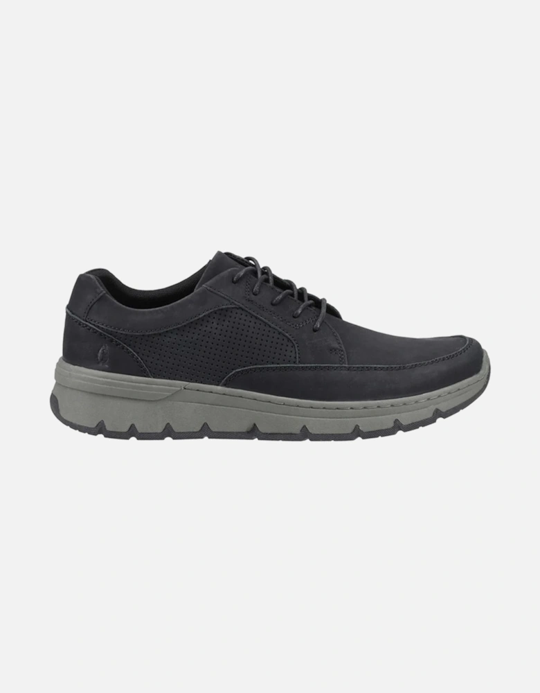 Mens Nelson Leather Lace Up Trainers