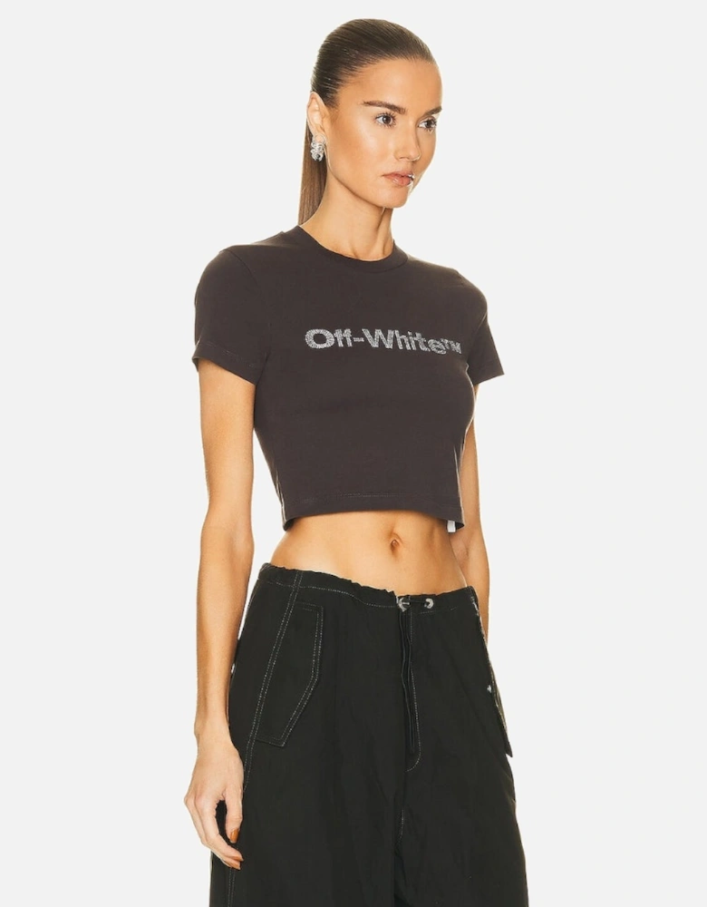 Bling Bounce 90S Fit Tee Dark Grey