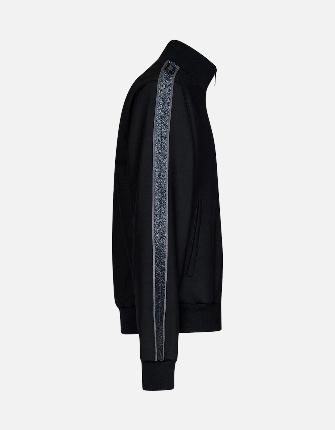 Quote Wool Slim Tracktop Black