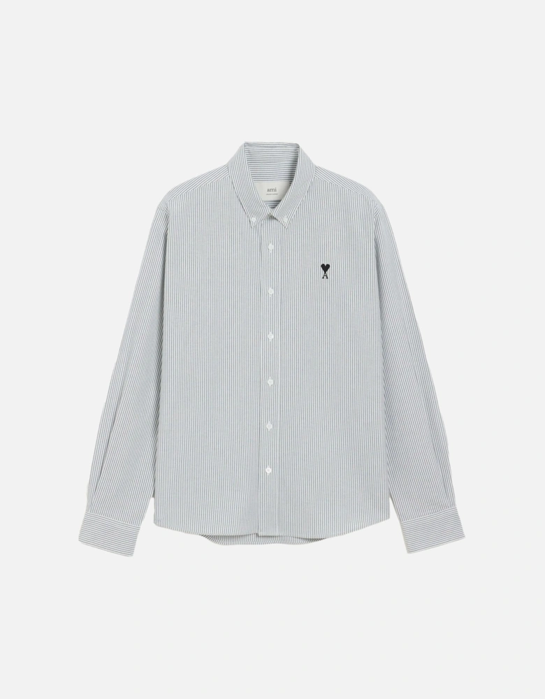 Button Down Collar Shirt White