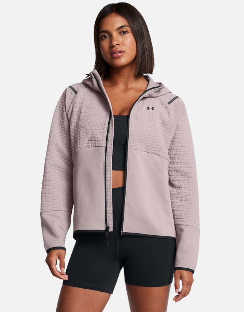 Unstoppable Fleece Grid Full-Zip Hoodie