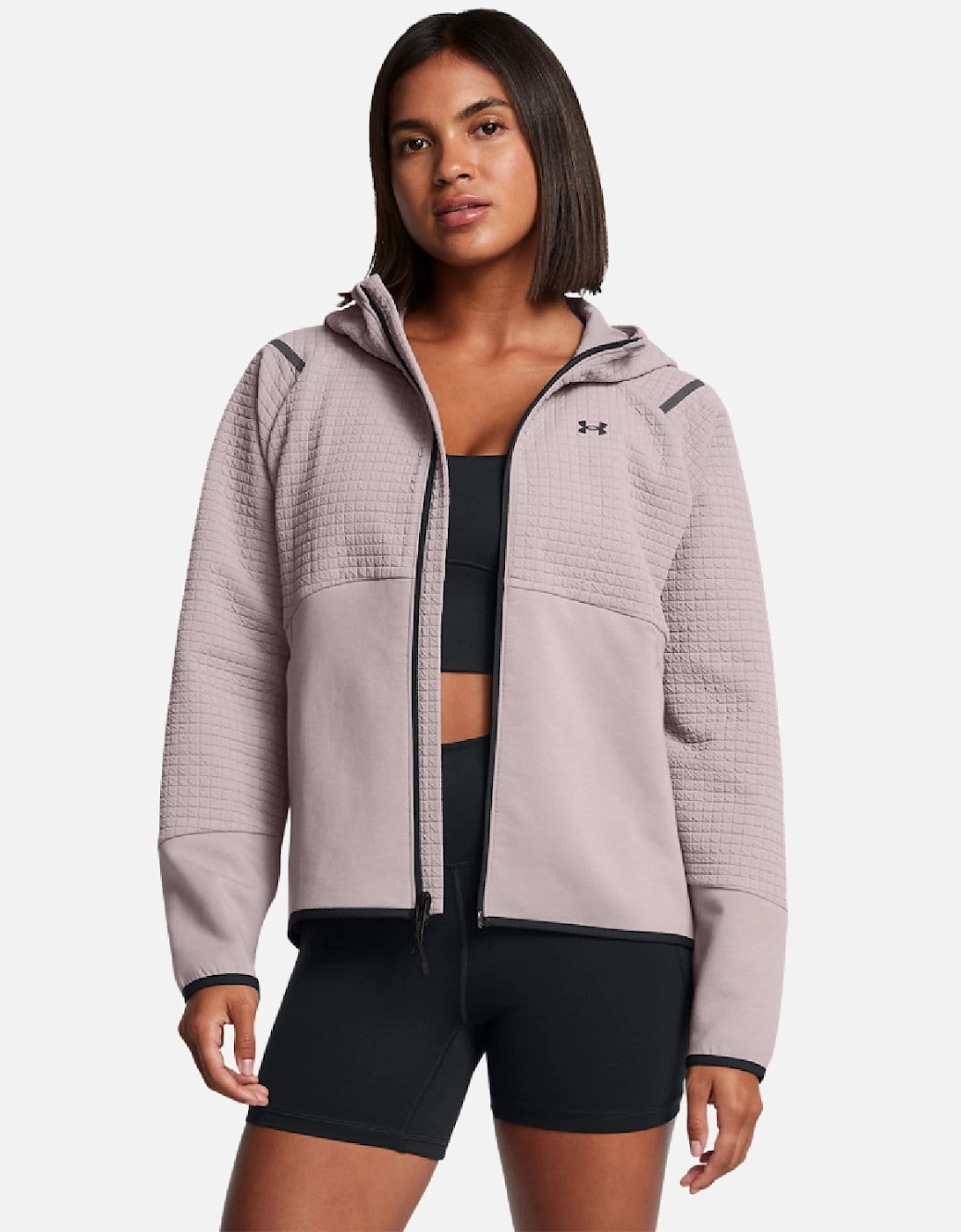 Unstoppable Fleece Grid Full-Zip Hoodie, 6 of 5