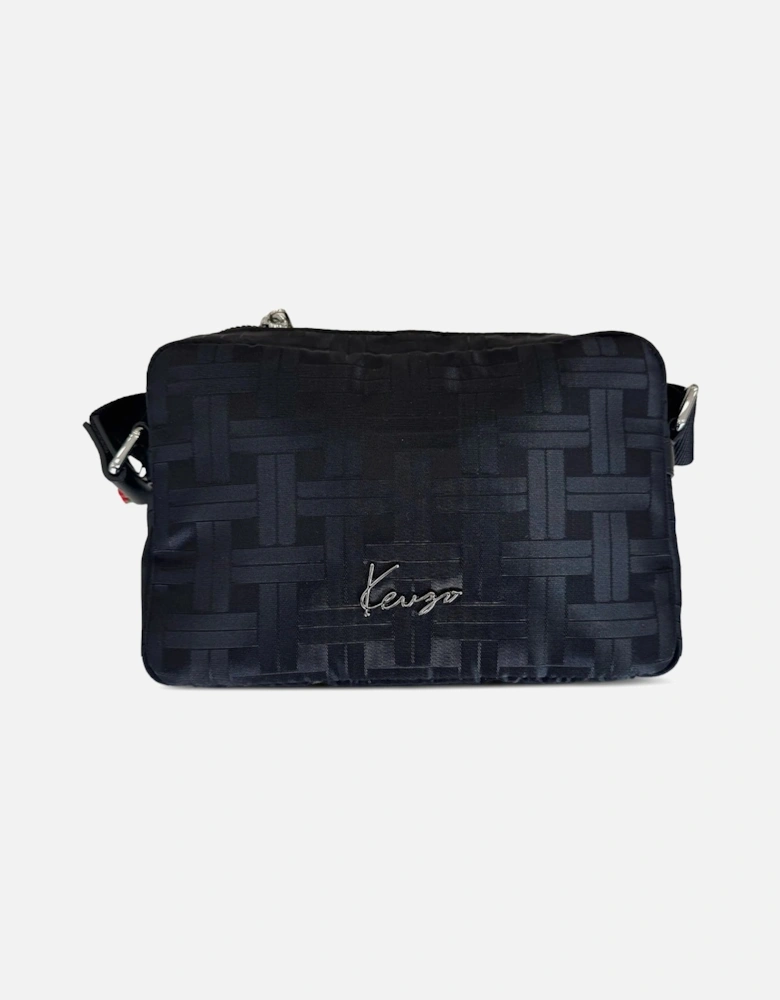 Jaquard Logo Crossbody Bag Black