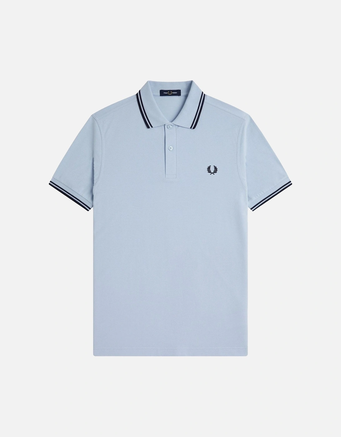 Twin Tipped Polo Shirt Light Smoke/Navy, 5 of 4