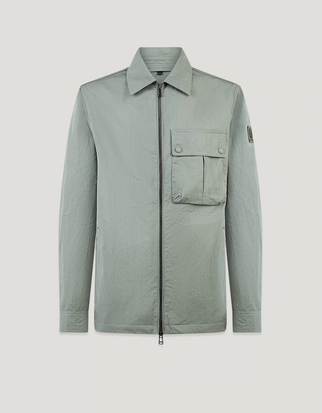 Drome Mens Overshirt - Sage Green
