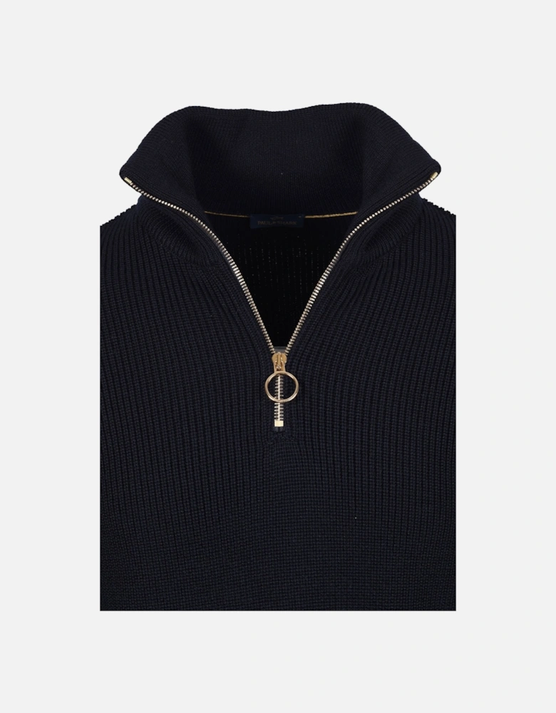 Half Zip Knitwear Navy