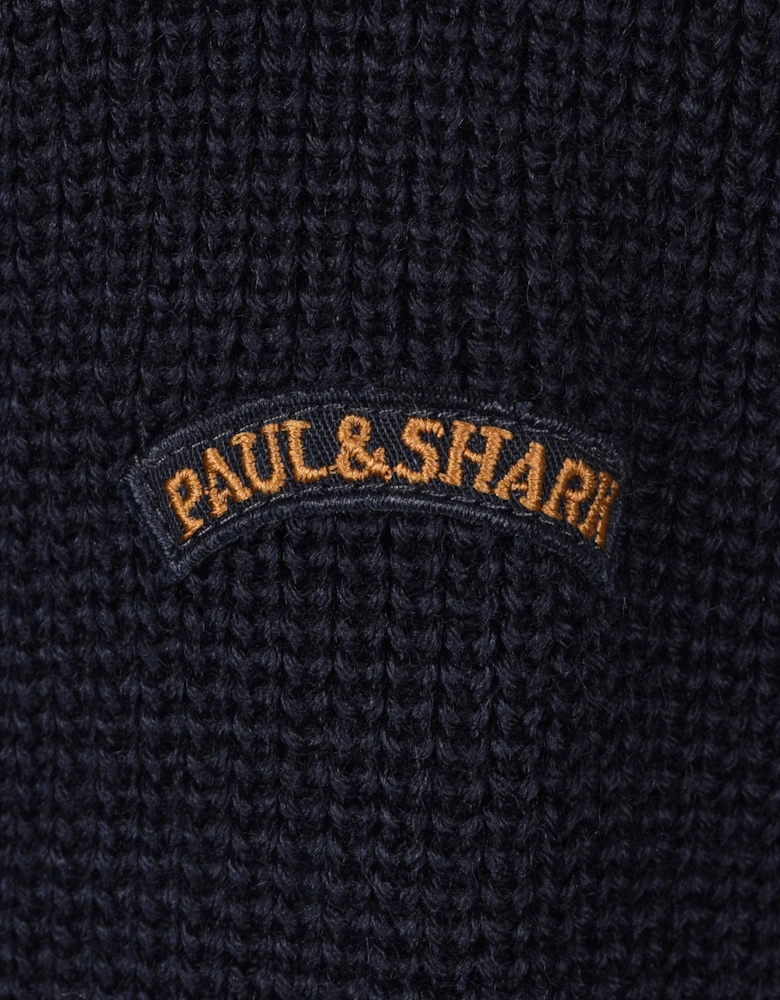 Half Zip Knitwear Navy