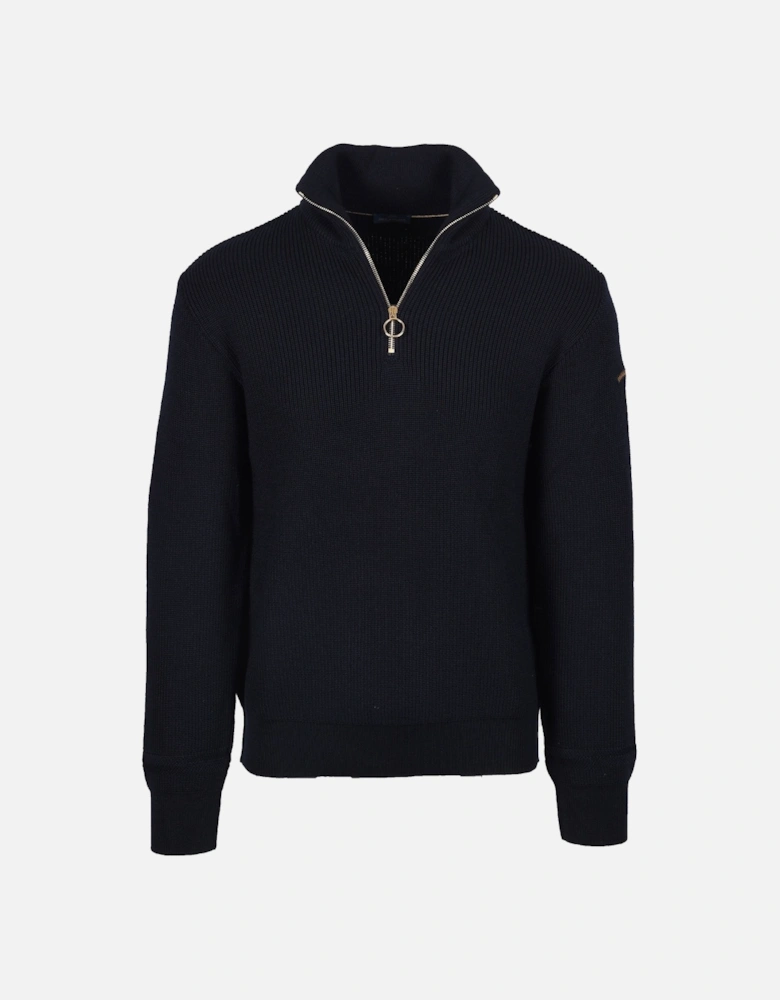 Half Zip Knitwear Navy