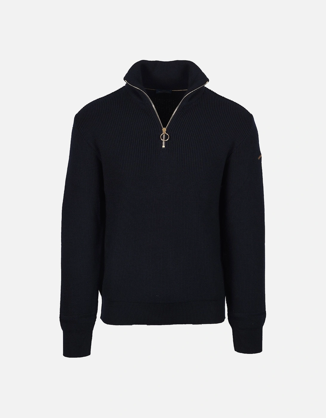 Half Zip Knitwear Navy, 6 of 5