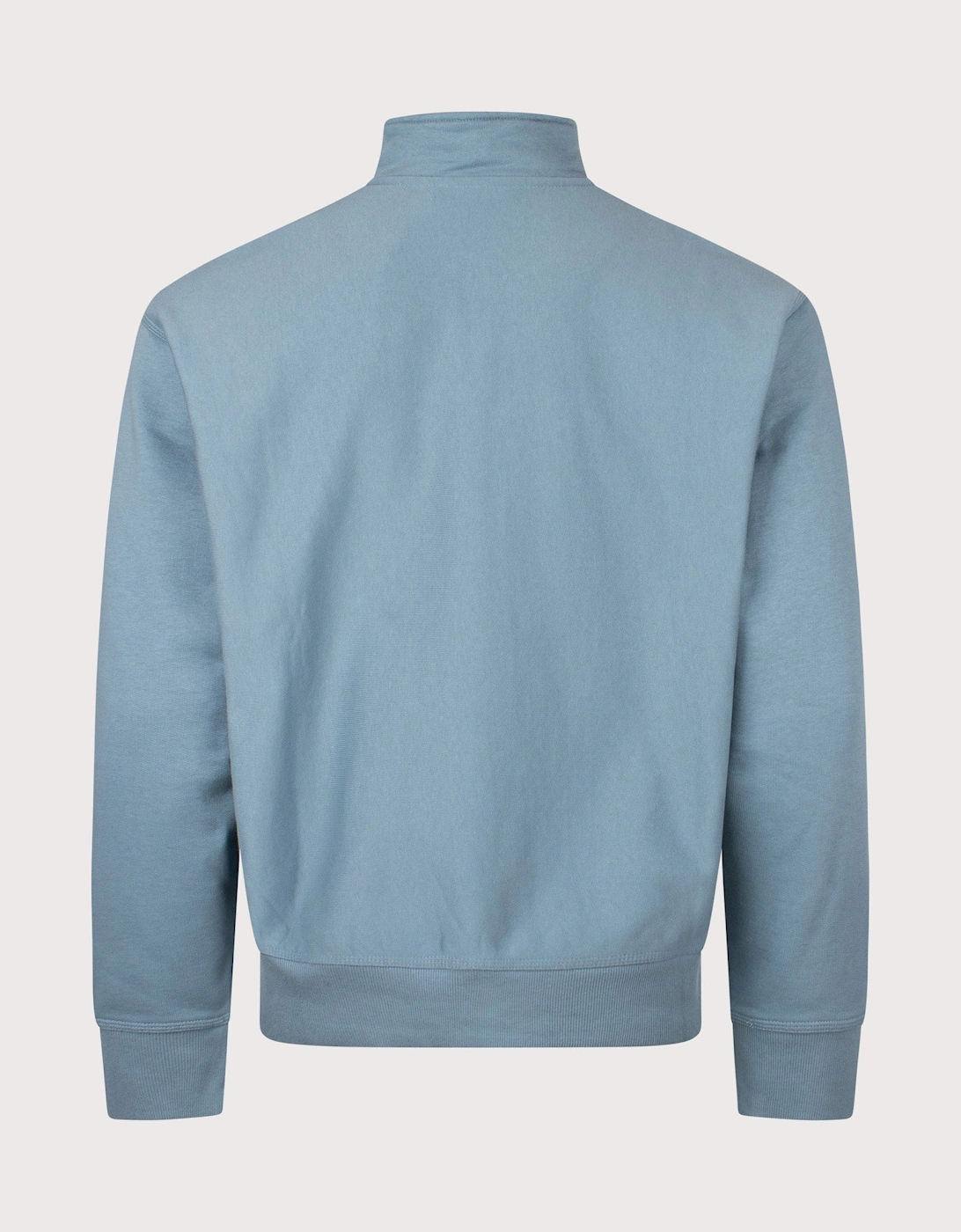 Relaxed Fit Quarter Zip American Script Sweatshirt