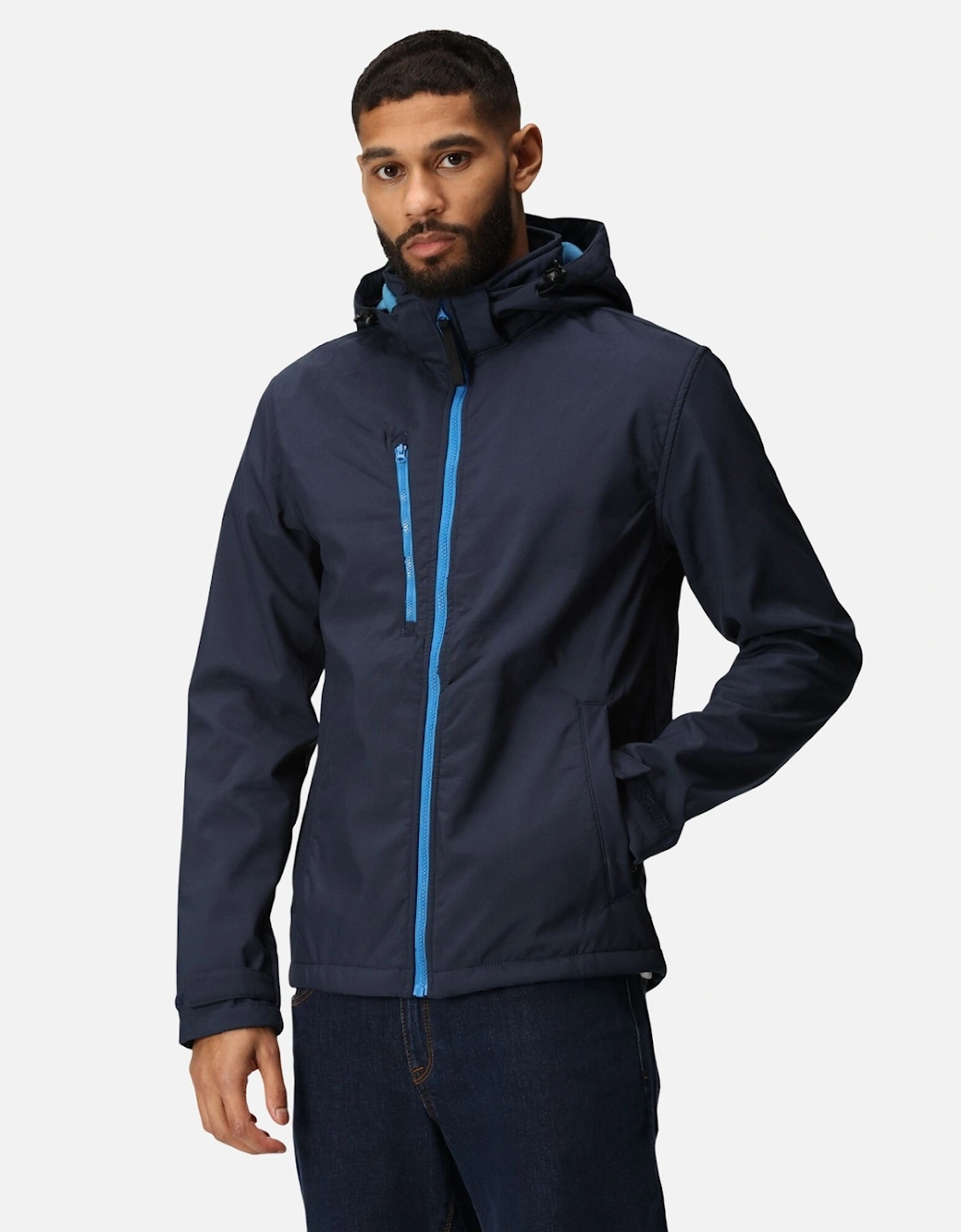 Mens Venturer 3 Layer Hooded Soft Shell Jacket