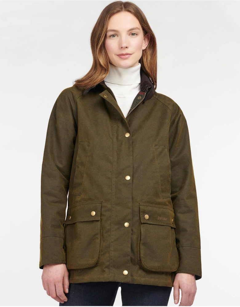 Acorn Wax Womens Jacket - Olive