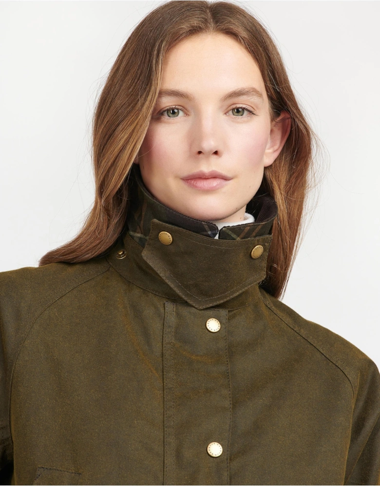 Acorn Wax Womens Jacket - Olive