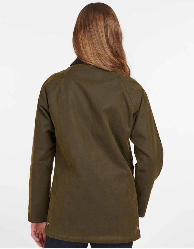 Acorn Wax Womens Jacket - Olive