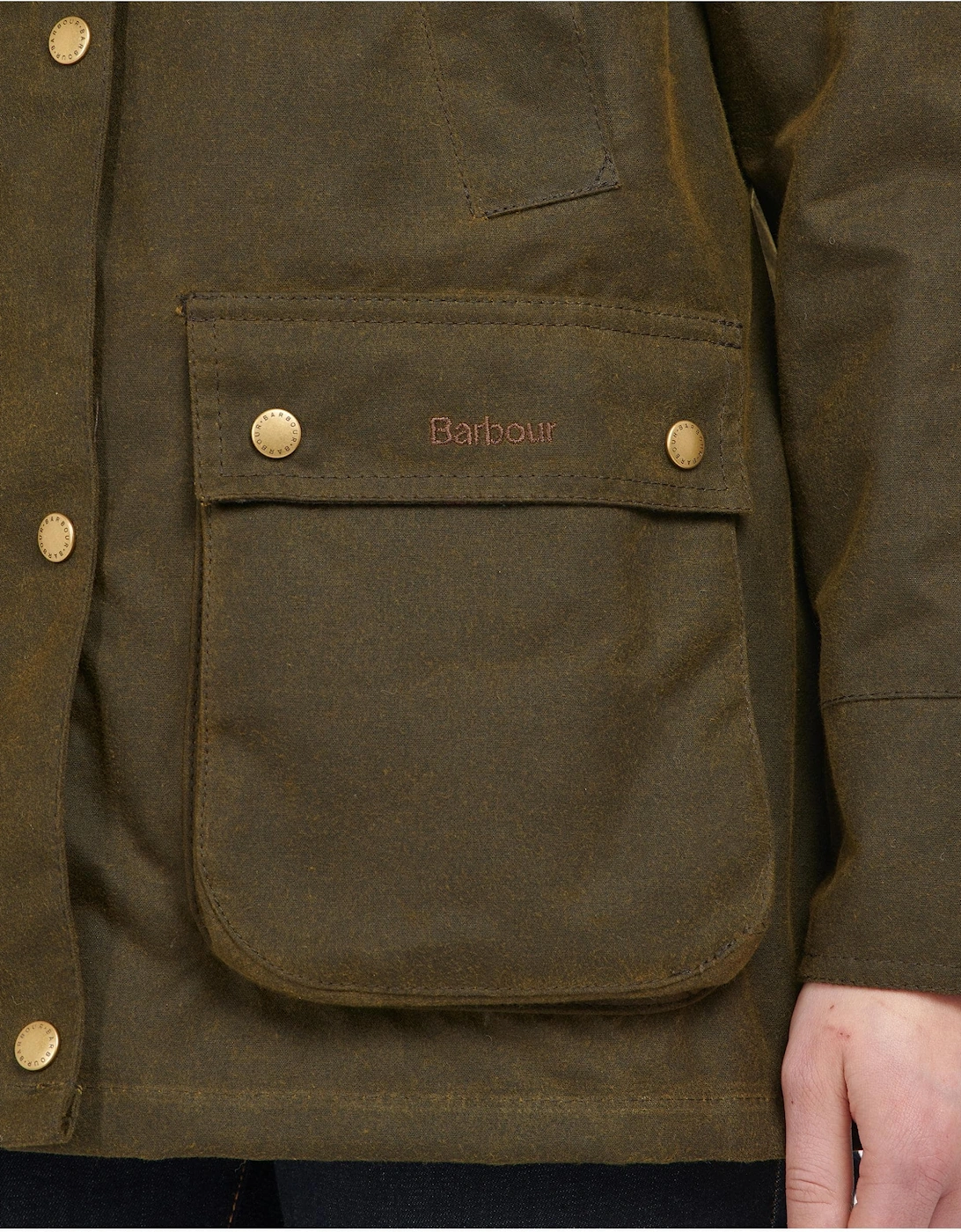 Acorn Wax Womens Jacket - Olive