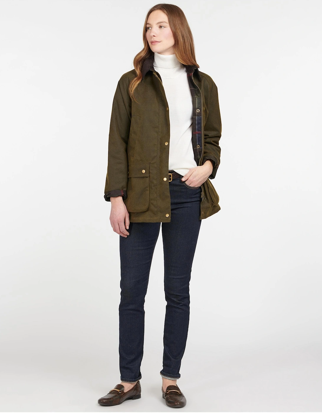 Acorn Wax Womens Jacket - Olive