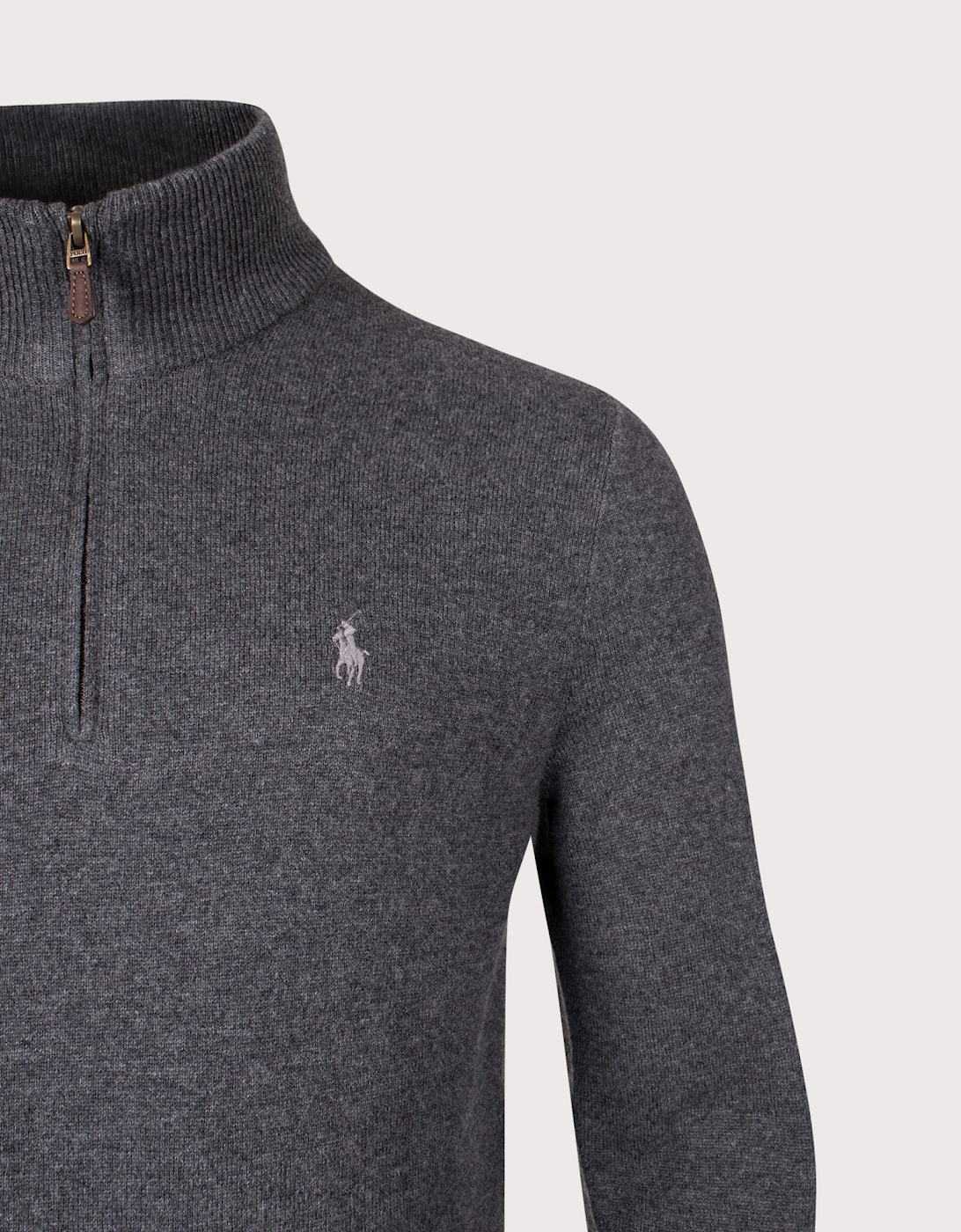 Merino Wool Quarter Zip Jumper