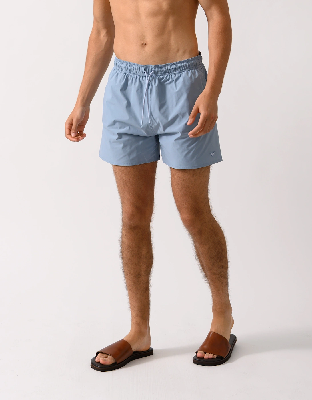 Mens Essential Eagle Logo Swim Shorts - Ashley Blue, 5 of 4