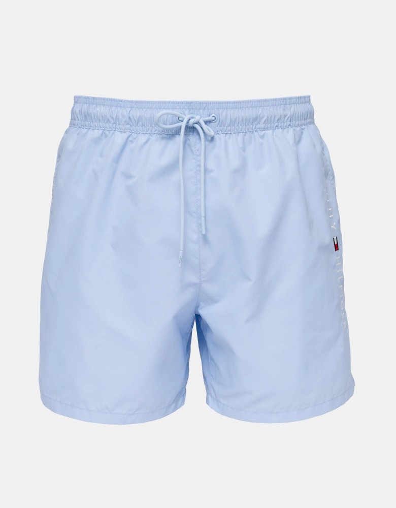 Medium Drawstring Mens Swim Shorts - Sweet Blue