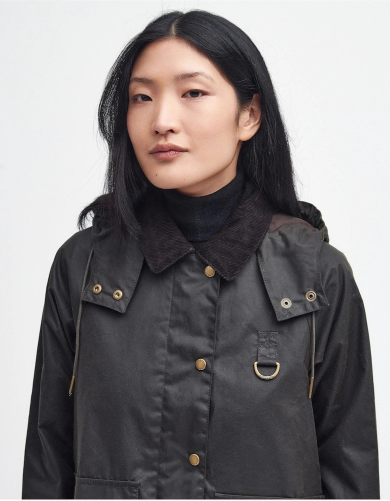 Avon Wax Womens Jacket - Olive/Classic