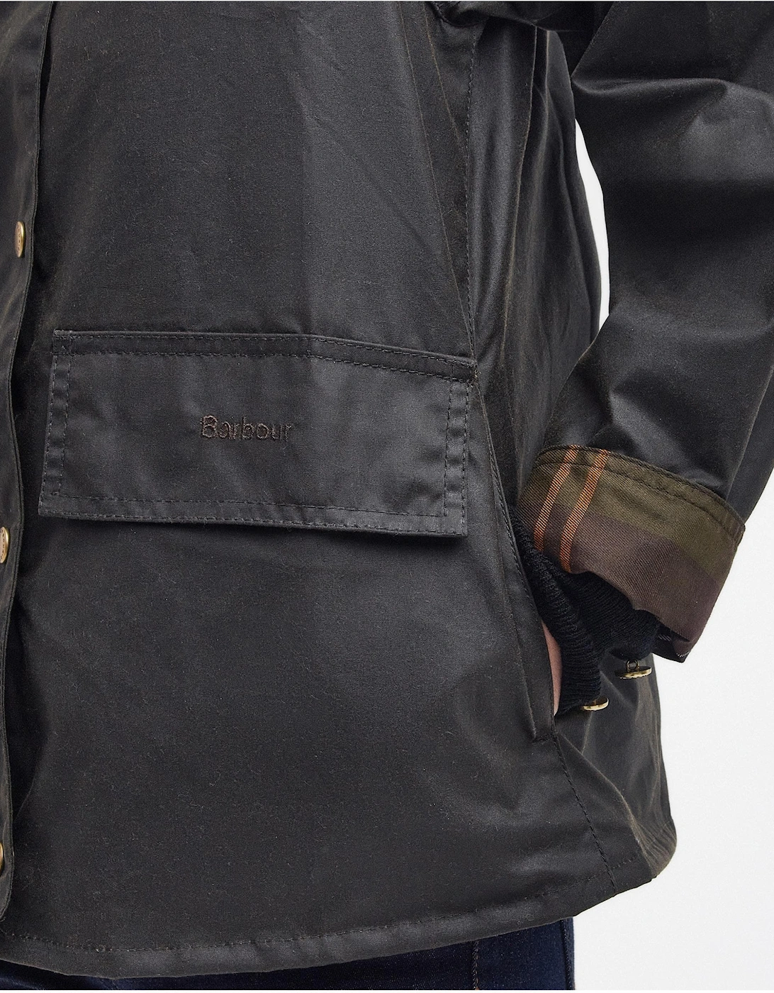 Avon Wax Womens Jacket - Olive/Classic