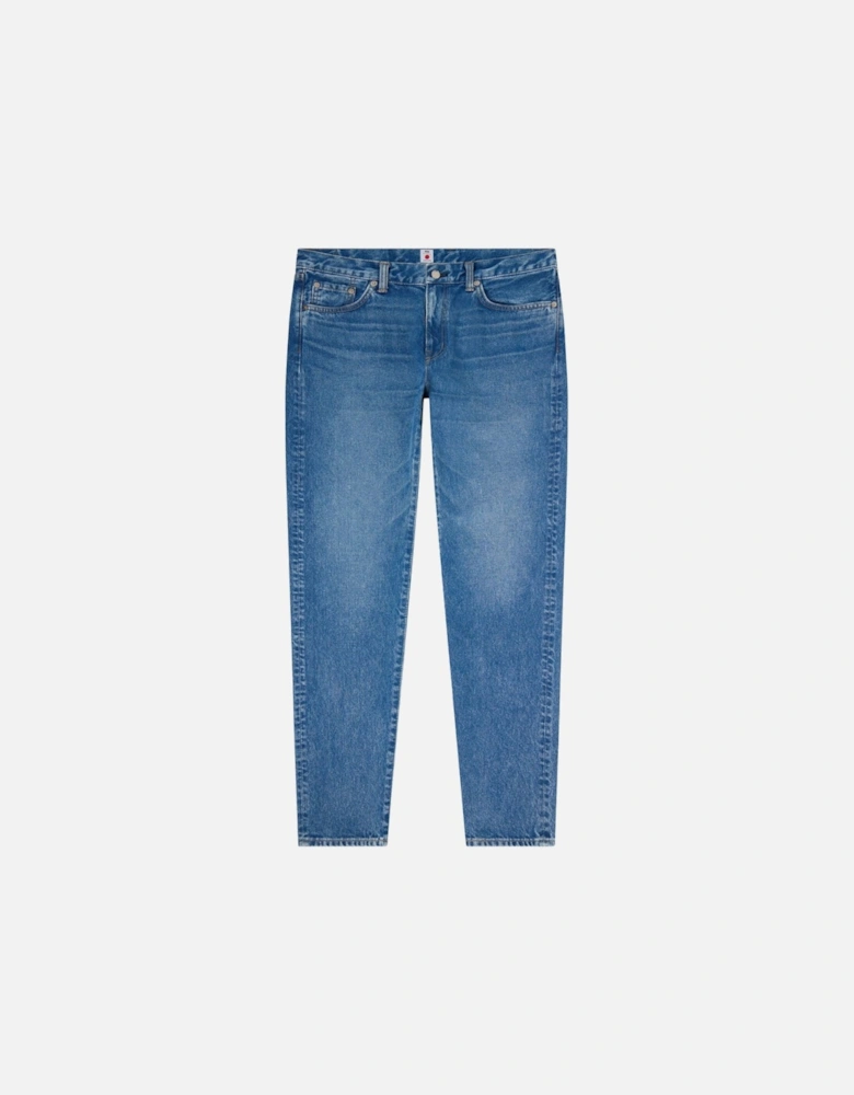 Regular Tapered Jeans – Blue Mid Light Washed