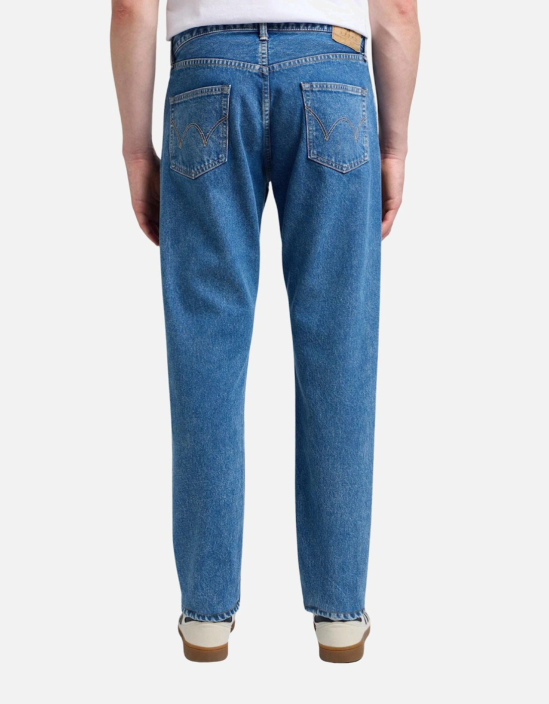 Regular Tapered Jeans – Blue Mid Light Washed