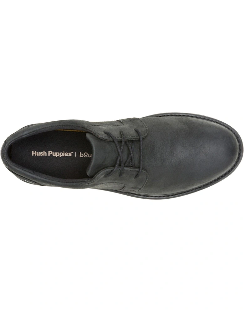 JENSON MUDDY RIVER Leather Men's Black Oxford Shoes