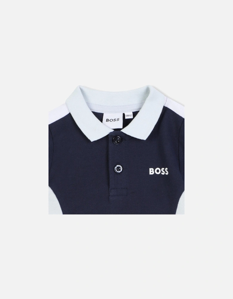 BOSS NAVY BABY/TODDLER POLO SHIRT J52450
