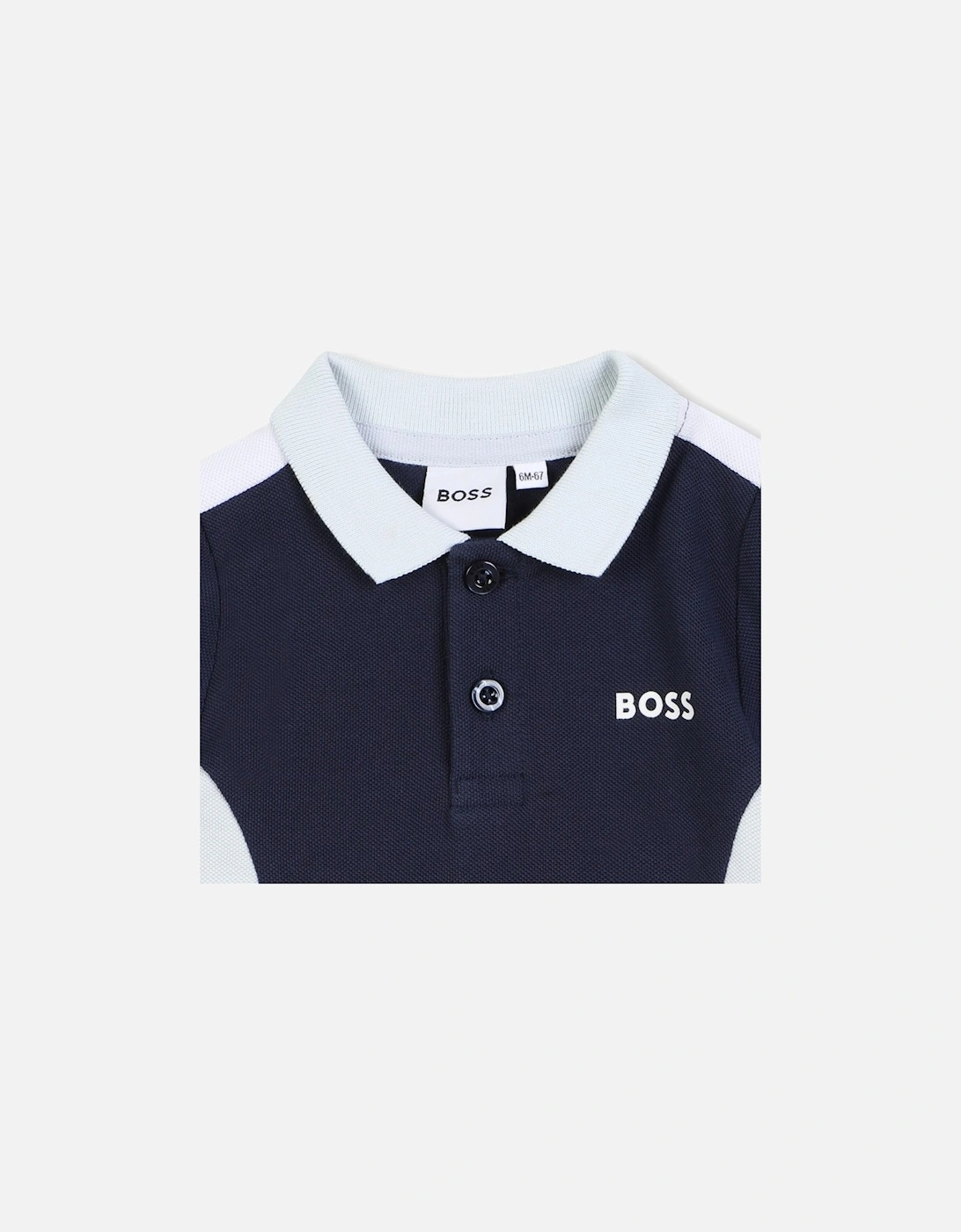 BOSS NAVY BABY/TODDLER POLO SHIRT J52450