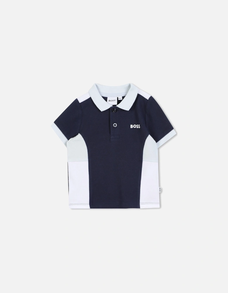 BOSS NAVY BABY/TODDLER POLO SHIRT J52450