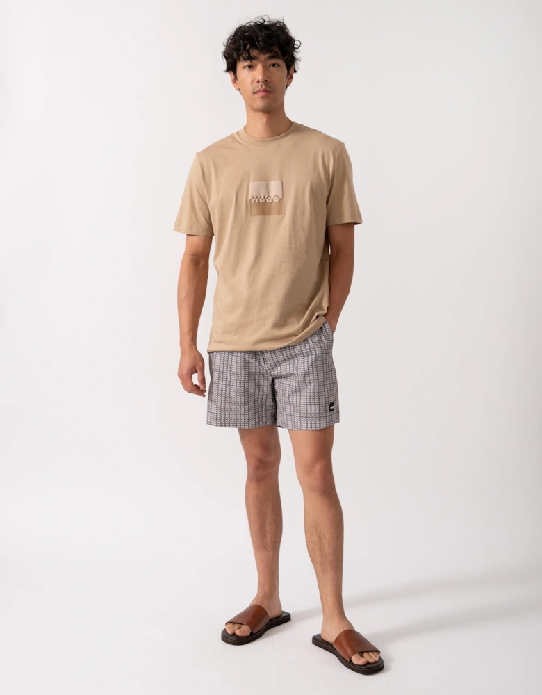 BOSS Orange Mens Beach-to-Bar Swim Shorts - Black 001