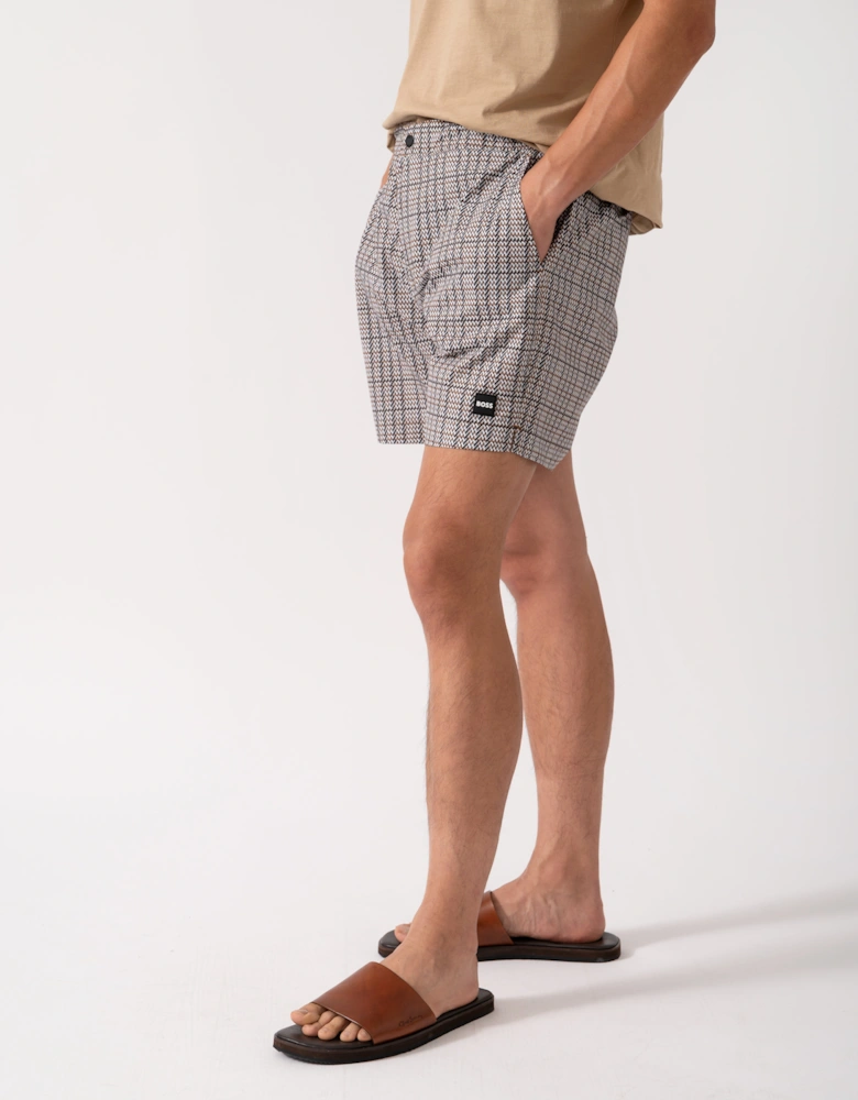 BOSS Orange Mens Beach-to-Bar Swim Shorts - Black 001