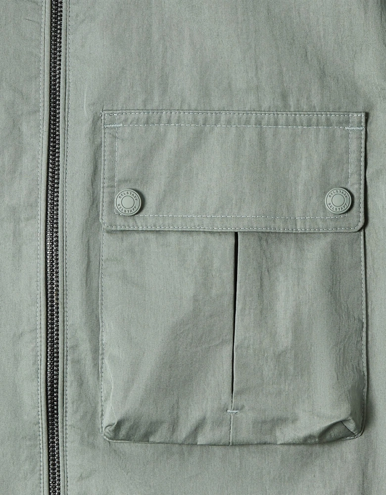 Drome Mens Overshirt - Sage Green