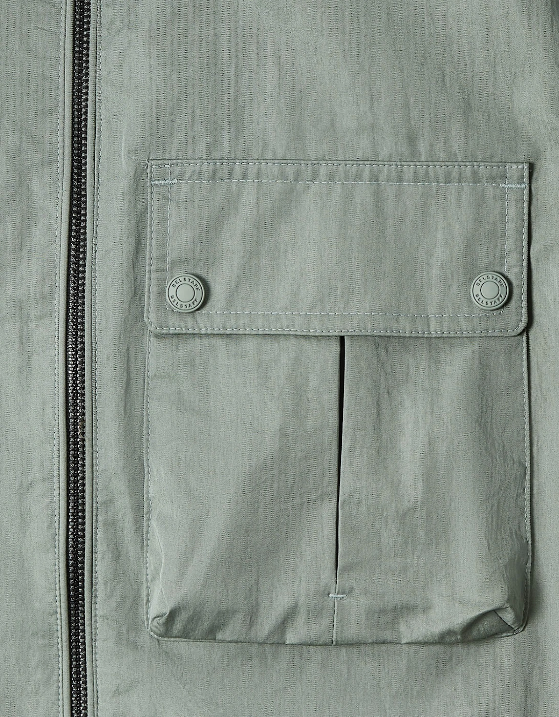 Drome Mens Overshirt - Sage Green